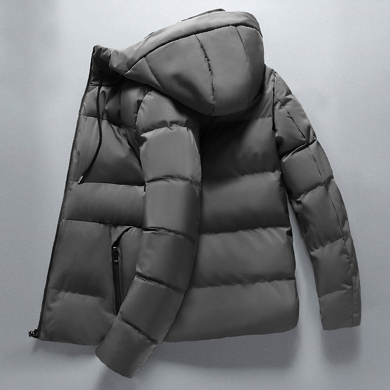 2020 Winter New Korean Down Cotton-padded Jacket Men's Youth Hooded Jacket Cotton-padded Jacket Men's Slim-fit Short Cotton-padded Jacket 2020 Winter New Korean Down Cotton-padded Jacket Men's Youth Hooded Jacket Cotton-padded Jacket Men's Slim-fit Short Cotton-padded Jacket