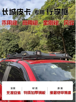 Wall Cannon Pickup Modified Luggage: Roof rack