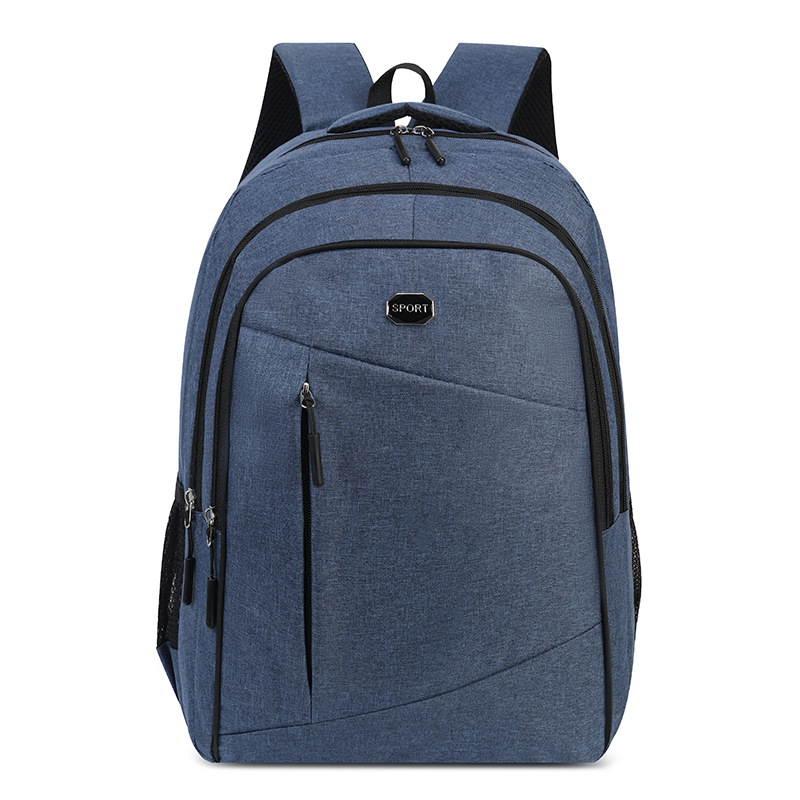 Mochila de ocio universal para hombres, escolares de almacenamiento multicapa para estudiantes de secundaria, mochila de viaje resistente al desgaste práctica