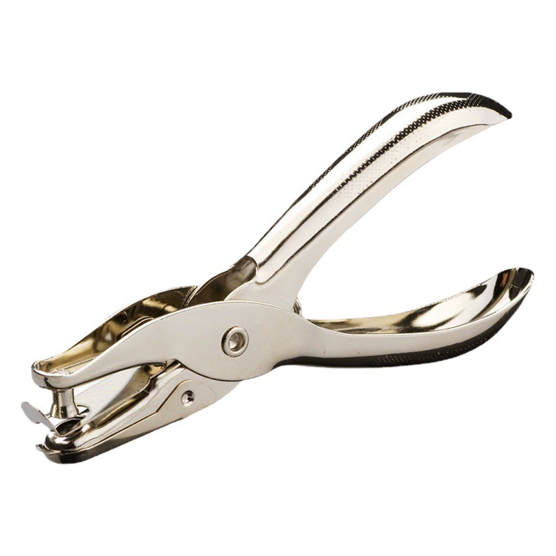 Цельнометаллический ручной перфоратор с круглым отверстием 6 мм Дырокол с одним отверстием канцелярские товары щипцы для перфорации бумажных карт