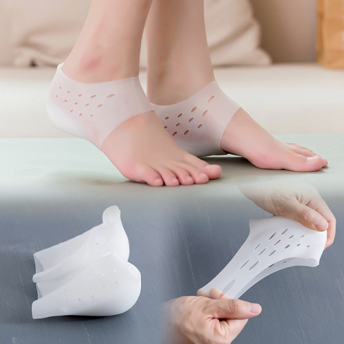 Heightening insole in socks, invisible 5cm heel half-cushion, bionic internet celebrity in soft socks