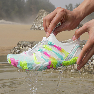 Men's and Women's Wading Shoes, Wear-Resistant Outdoor Fishing, Non-Slip River Tracing Shoes, Breathable Sweat-Absorbent Sports Beach Shoes, Swimming Shoes, Foot Protection