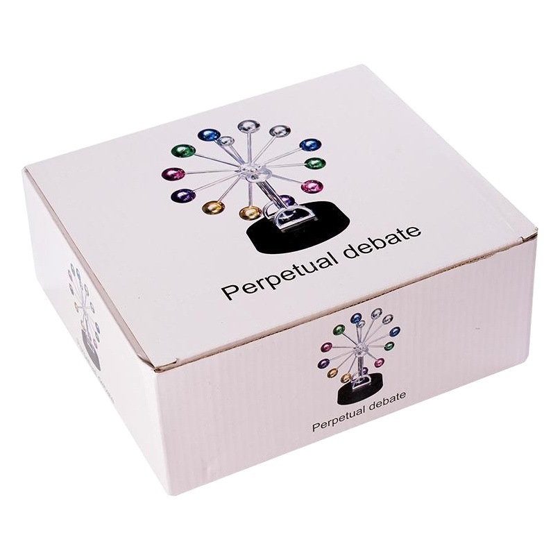 Rueda de La Fortuna creativa bola de color magnético movimiento perpetuo instrumento de oscilación dispositivo movimiento perpetuo instrumento modelo Oficina escritorio decoración pareja regalo