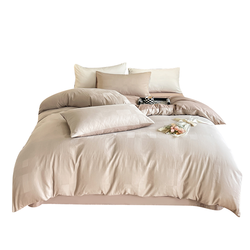 Luxury 600 Thread Count Long Staple Cotton Bedding Set 4 Pieces_voghion.com