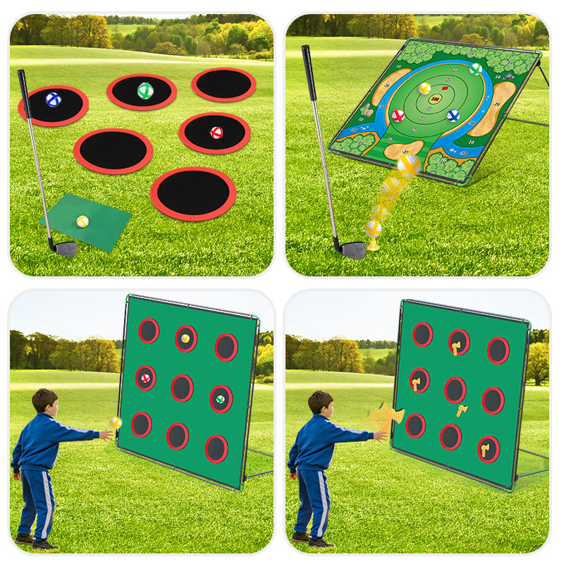 Niños indoor al aire libre juego de golf juego de lanzamiento juego de objetivos mat juguetes deportivos ociosos transfronterizos