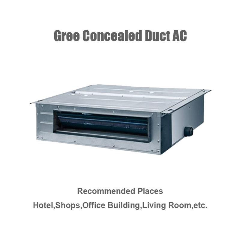 3-Unit Ducted Air Conditioner for Home Use, One-To-One Embedded Air Conditioner, Inverter Cooling and Heating, Commercial Precision Export-Specific Energy-Saving