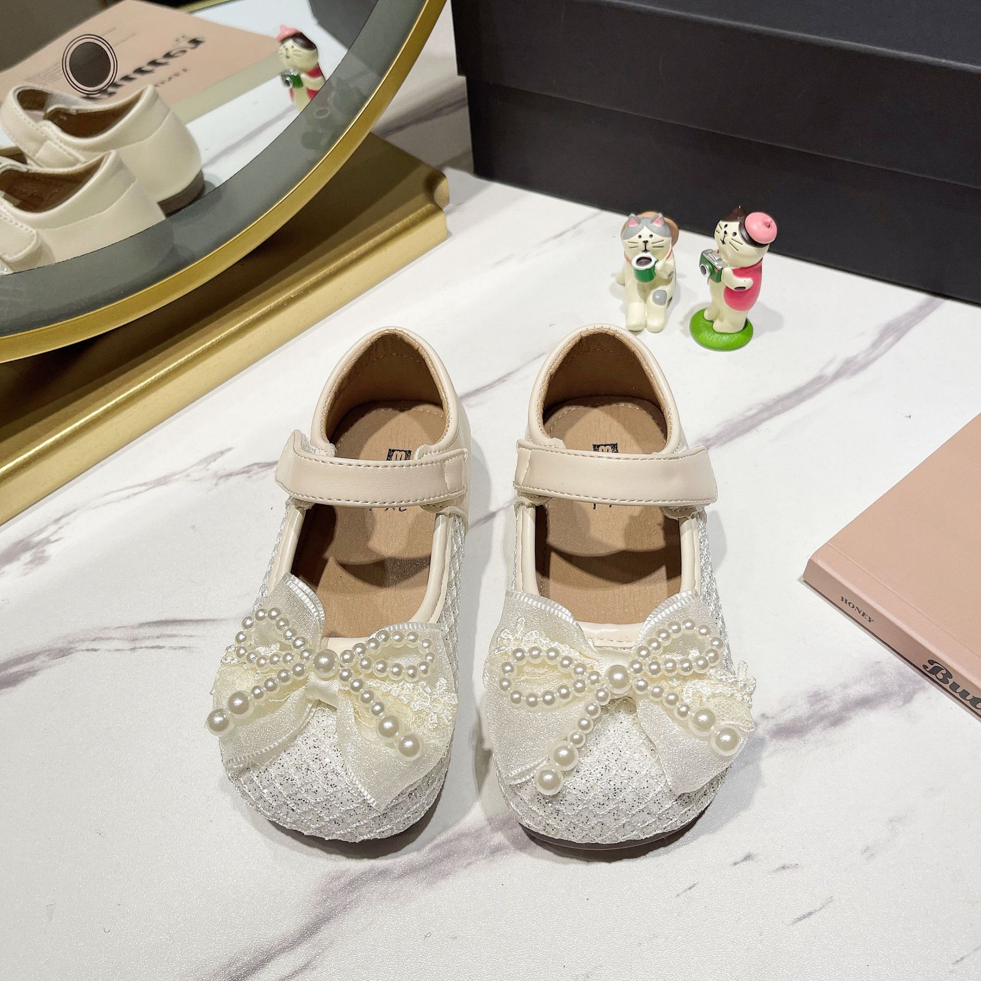 Girls Soft Sole Dress Flats With Non-Slip Sole, Classic Mary Jane Style Shoes For Toddler Girls, Comfortable Ballet Flats For Daily Wear_voghion.com