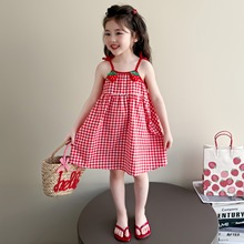 宝宝吊带公主裙女童夏装2025新款洋气女孩连衣裙儿童夏季背心裙子
