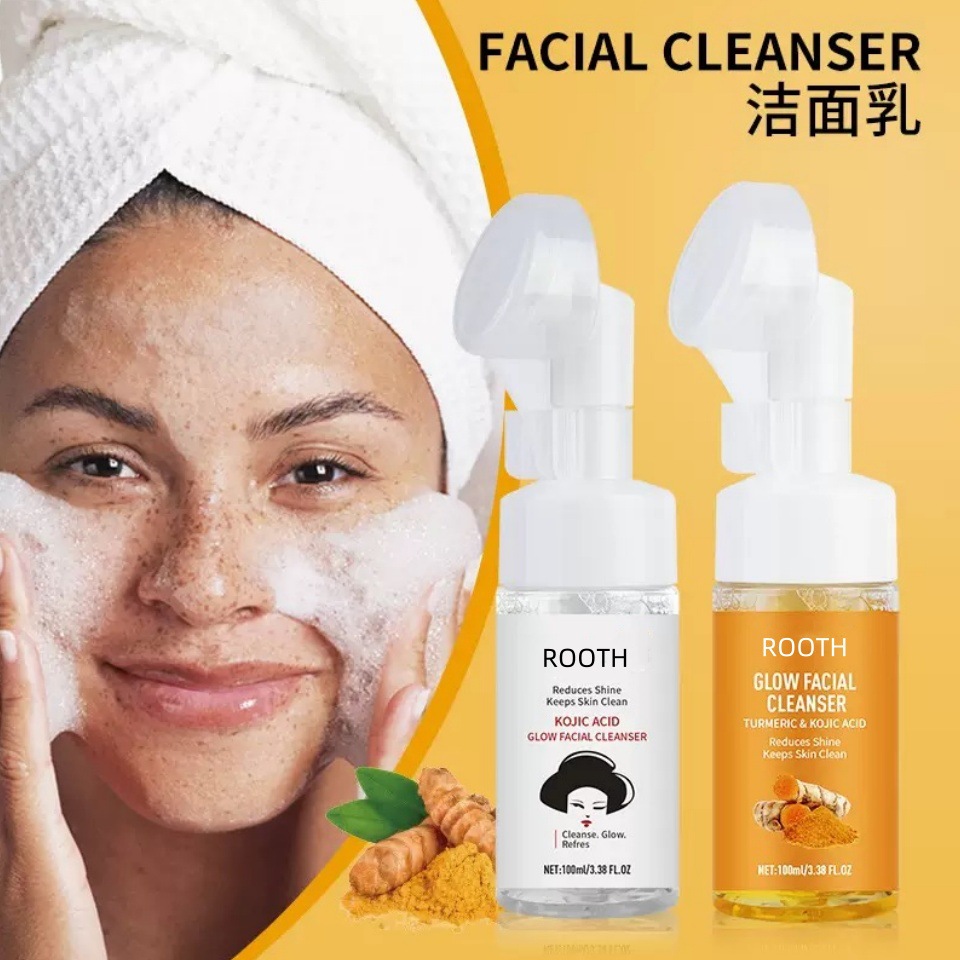 跨境热销水杨酸清洁肌肤去油脂黑头保湿洁面乳亚马逊爆款洁面慕斯