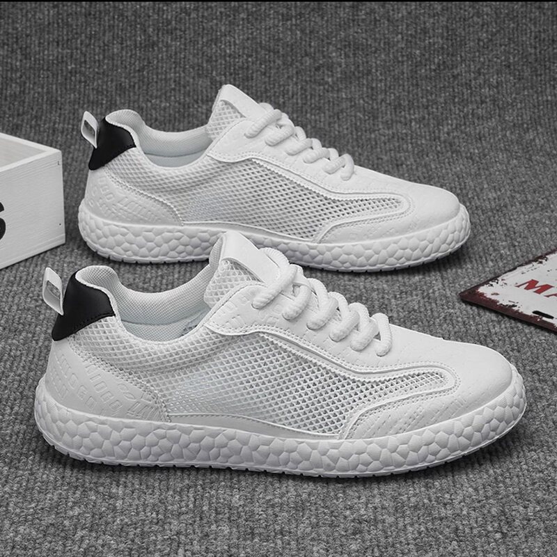 Summer Breathable Spring 2026 Trendy New Casual Sports Versatile Sneakers Soft Sole Mesh Casual Shoes Men's Shoes