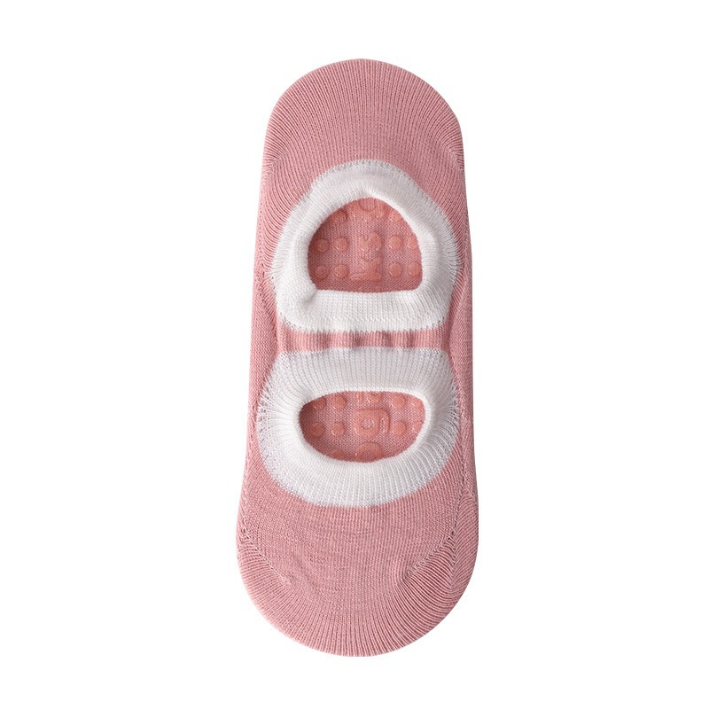 Calcetines de yoga antideslizantes profesionales, deportes de interior, calcetines de piso de fitness, calcetines de práctica de baile, calcetines sin espalda Pilates de verano