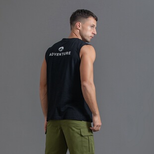 Pure Cotton Sleeveless T-Shirt Men's plus size Sports Vest Men's Fitness Loose Vest Fashionable Waistcoat Clearance Special Price