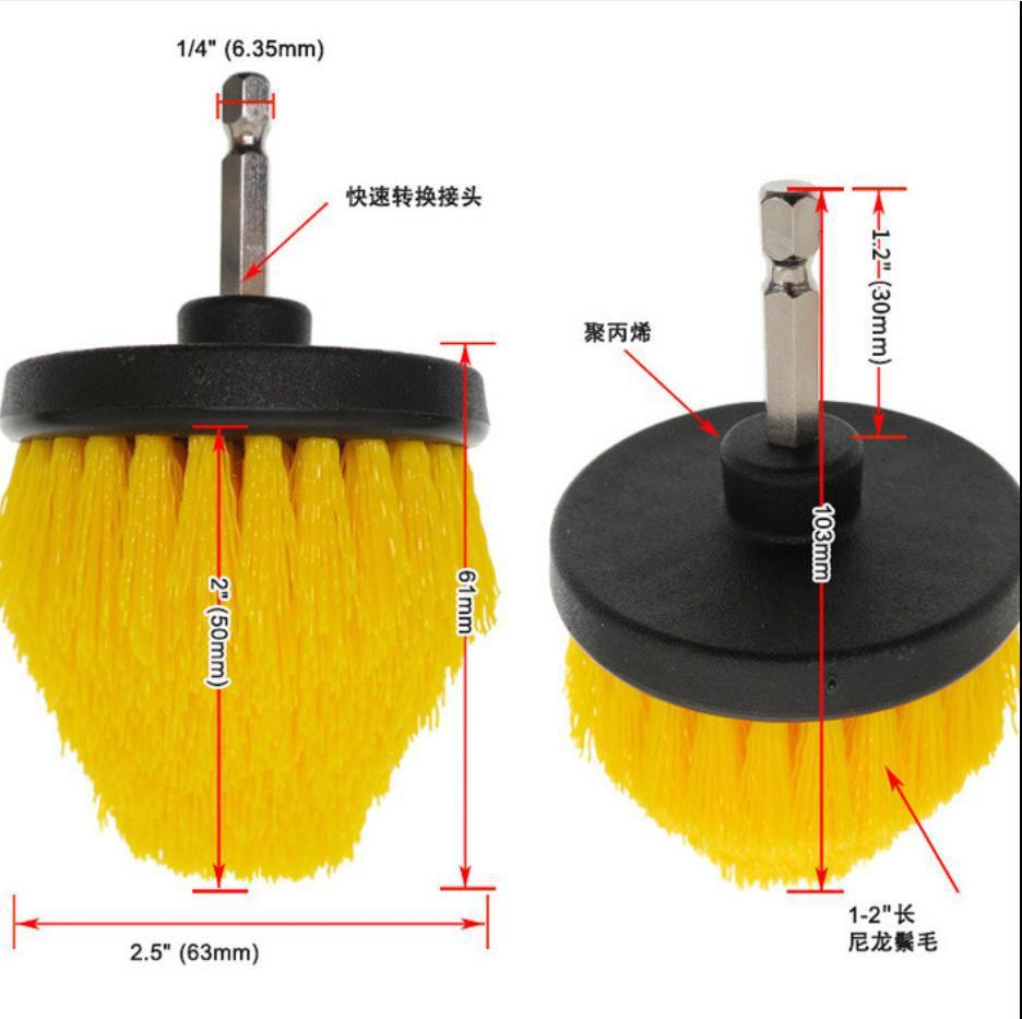 Cepillo eléctrico para limpieza, múltiples cabezales, pulido