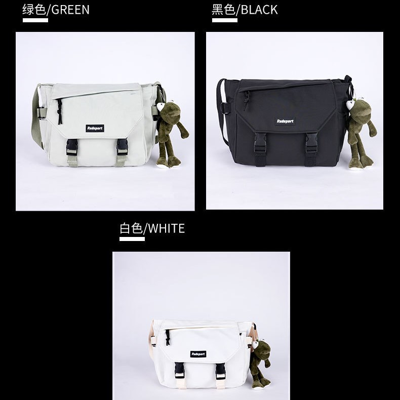 Primavera nueva bolsa de hombro de las mujeres pareja estudiante de gran capacidad bolsa de mensajero de moda ins bolsa de mensajero