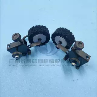 Yoco自动模切机压纸轮压纸毛轮 印刷机压纸轮输纸轮压纸毛轮总成