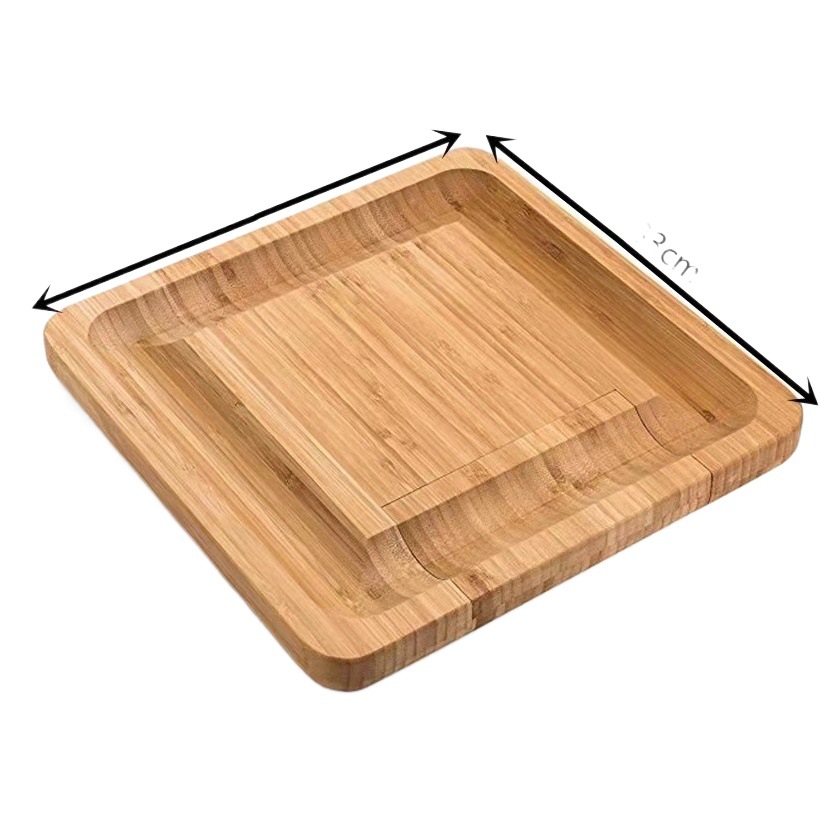 Tabla de cortar de queso multiusos Tabla de cuchillos queso tabla de quesos cajón tabla de quesos tabla de cortar tabla de quesos cuadrada