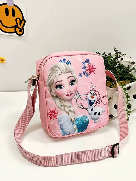 New children's backpack, fashionable and trendy student backpack, lightweight, large capacity, cartoon print, kindergarten coin purse
