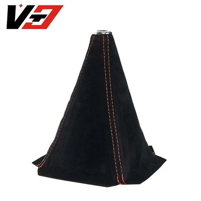 Sürətlər qutusu və əl tormozu başlıqları – Accessories - black-suede-bright-cover-red-line