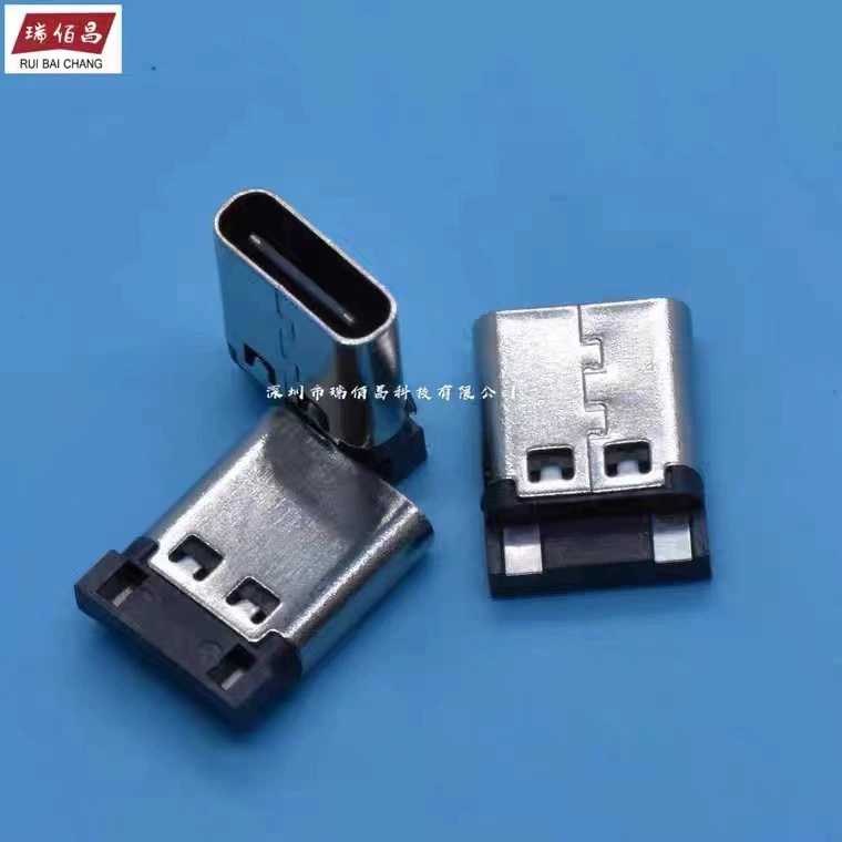 Разъем типа-C материнской платы 2P сварная линия USB-C порт коннектор Тип C головка материнской платы 2P посадка 3.1 быстрая зарядка терминал