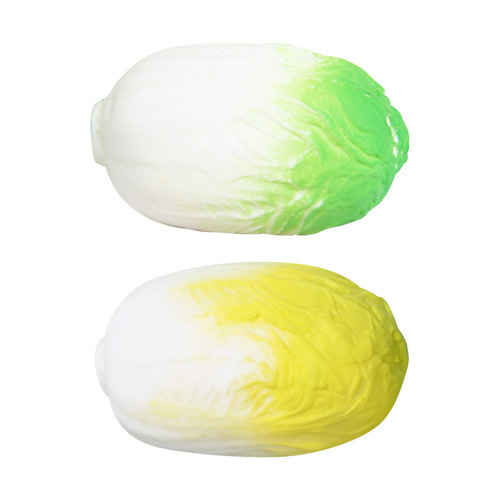 Creative food play cabbage pinch fun children's trick vegetables simulation vent ball decompression artifact manufacturer wholesale