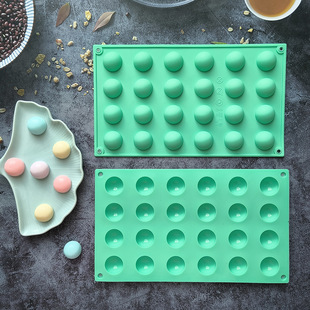 24-hole Semicircle Silicone Cake MolD 3D Spherical Chocolate CanDy MolD Baking Tool Ice Tray MolD 437