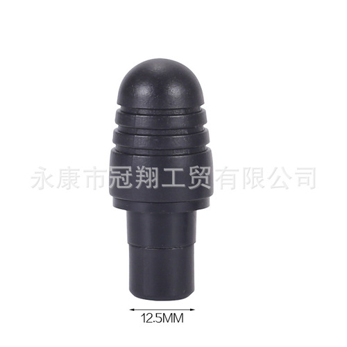 12.5mm Muscle Relaxer Foam Roller Gun Head Household Fitness Massage Stick Metal ABS PP Massage Head Accessory