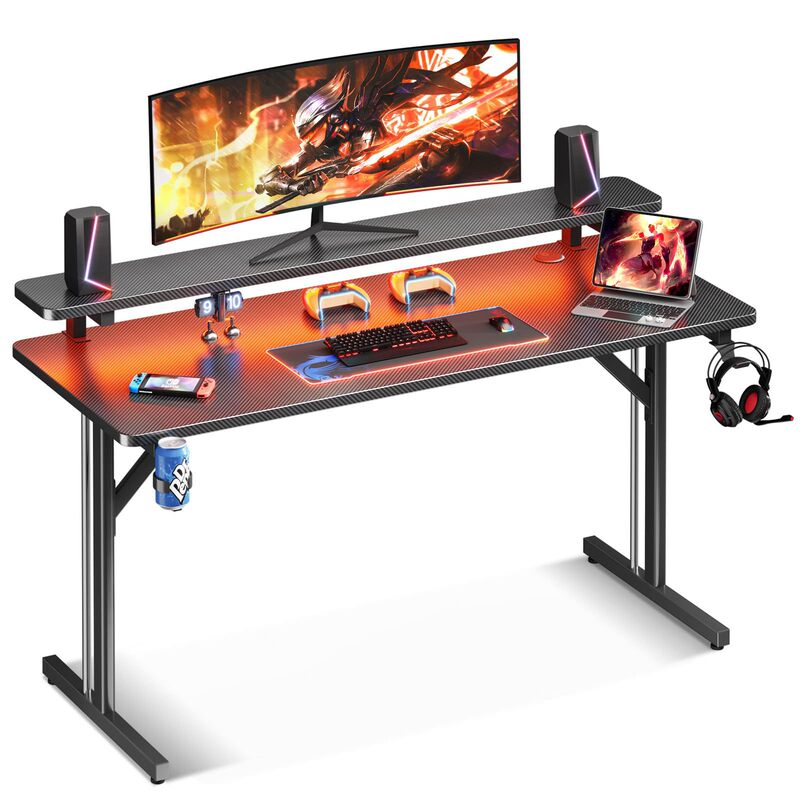 LED gaming computer table desktop home e-sports table RGB lamp carbon fiber e-sports table Internet bar e-sports table LED gaming computer table desktop home e-sports table RGB lamp carbon fiber e-sports table Internet bar e-sports table