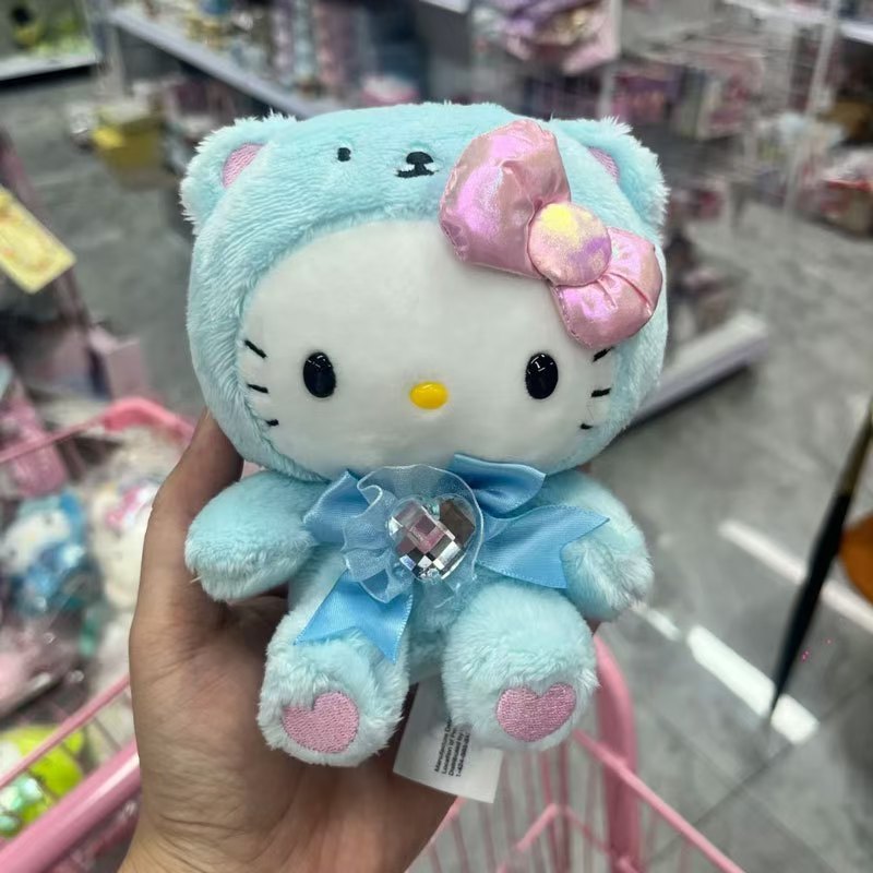 美版sanrio新款Hellokitty小挂件凯迪猫12月份毛绒玩具挂饰礼品|undefined