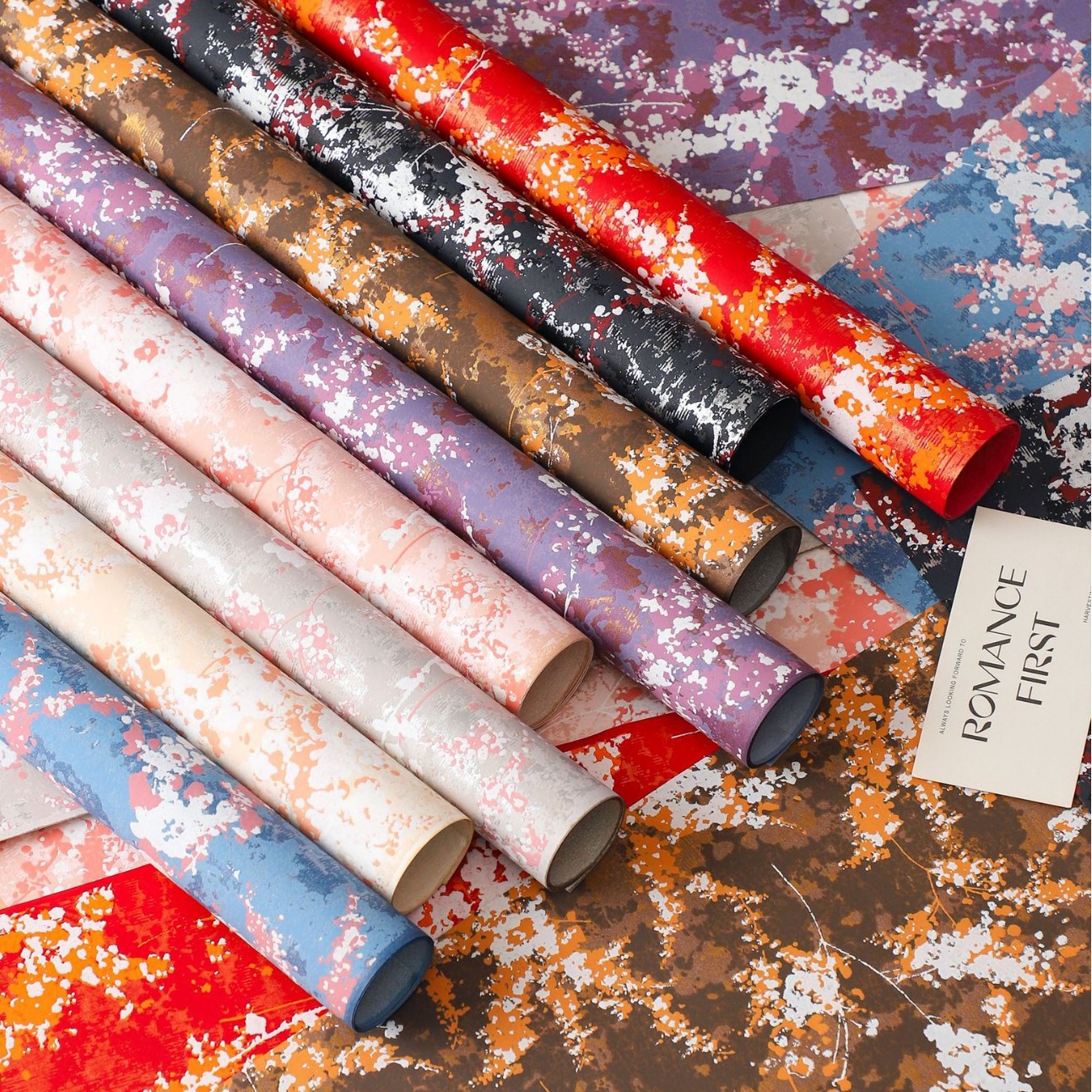 Nuevo papel artístico Paramey espeso papel especial flor embalaje ramo de flores material de regalo diy stock