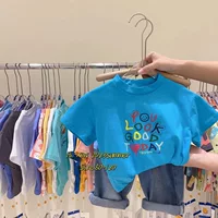 Little Yellow Duck Mini Balabala Детская одежда Брендовая скидка Оптовая продажа Детская футболка Wuzhou Летняя смешанная оптовая продажа Live Supply