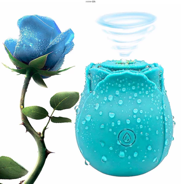 Roses meet each other—light blue + color box
