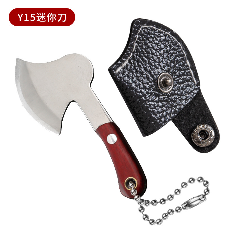 Mini cuchillo de cocina llavero EDC al aire libre portátil cuchillo no plegable cuchillo de desembalaje creativo