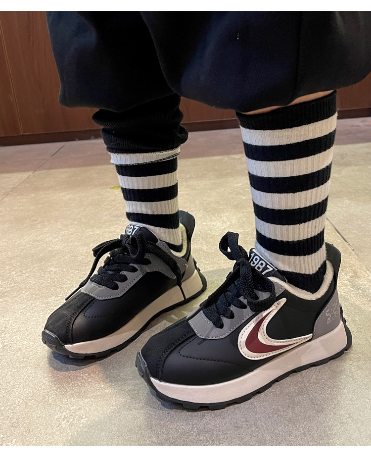 Forrest Gump Sh 2023 per bambini Autunno Nuova scarpa singola Moda Leggera Sport Sh Corsa per ragazze Sh Dad's_voghion.com