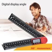 200mm Digital Protractor Ruler Inclinometer Goniometer Level