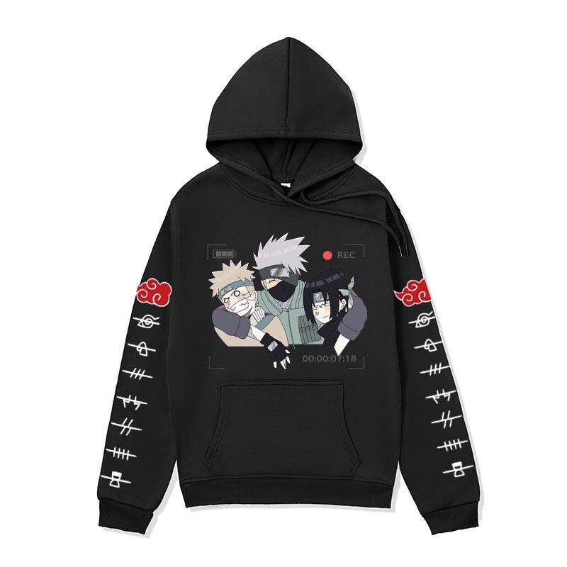 2024 Cross-Border Men's Clothing Japanese Anime Naruto Sweatshirt Anime Autumn and Winter Fleece Hoodie Jacket for Boys 2024 Cross-Border Men's Clothing Japanese Anime Naruto Sweatshirt Anime Autumn and Winter Fleece Hoodie Jacket for Boys