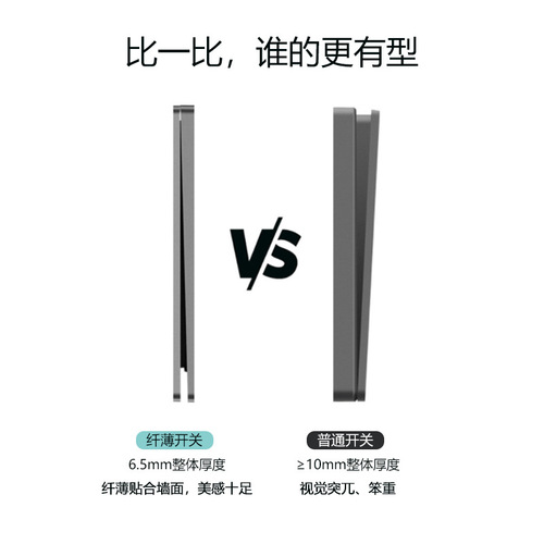 Ultra-thin 86 type wall switch socket concealed household gray brushed five-hole computer network one-open five-hole socket