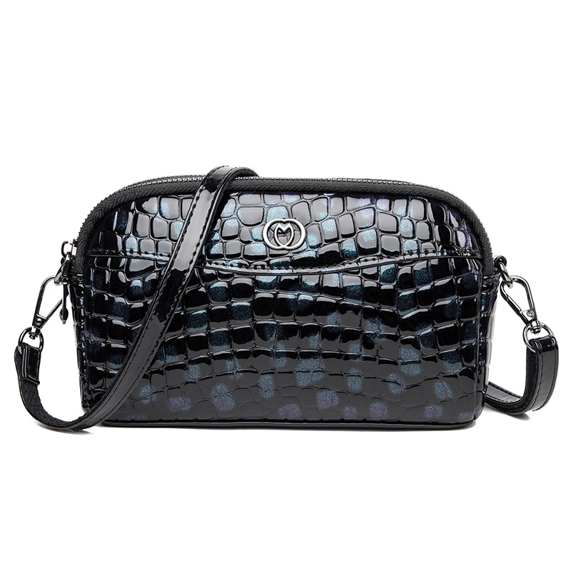 Borsa a tracolla di lusso in vernice con stampa leopardata_voghion.com