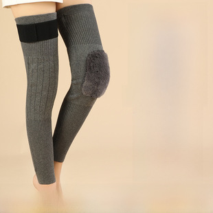 Cashmere knee pads for men and women autumn and winter wool warm old cold legs joints prevent cold inflammation thickened velvet prevent slipping exercise