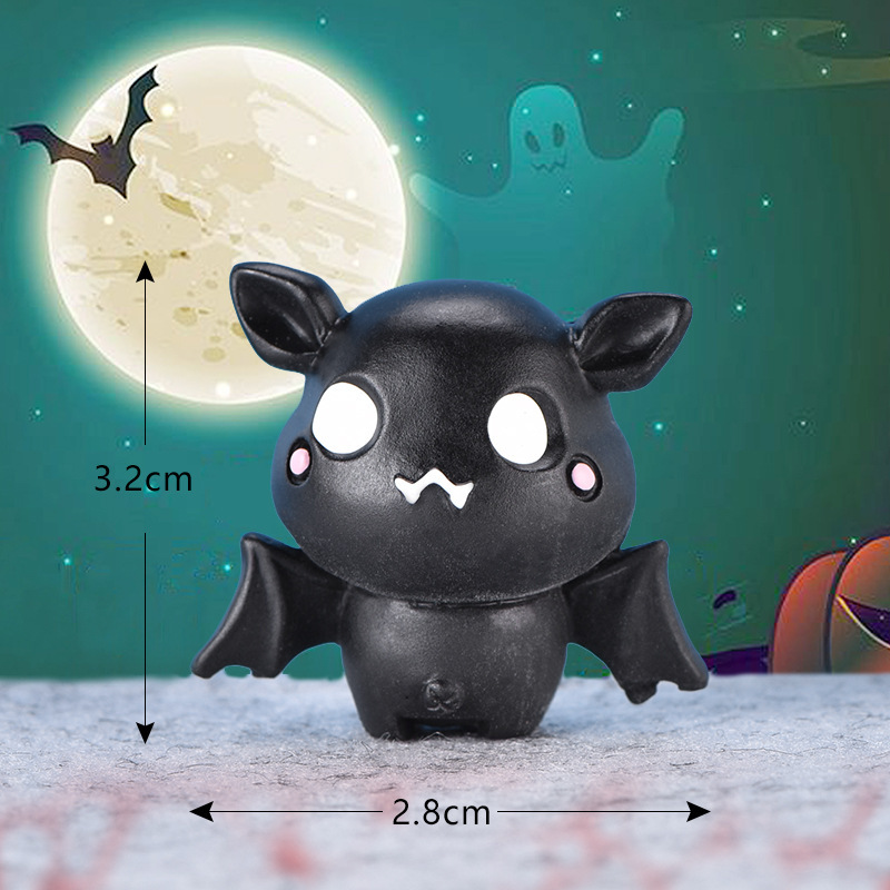 ハロウィンかわいいカボチャランタンゴーストヴァンパイアマイクロ風景アクセサリーケーキ車の装飾品|undefined