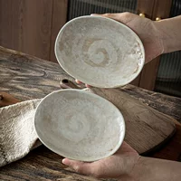 Liling retro handmade small plates: light luxury tabletop aesthetics from the ceramic capital