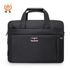 Yajie Large Capacity Oxford Cloth Casual Business Style Laptop Bag for Men Single Shoulder Document Bag Handbag Waterproof