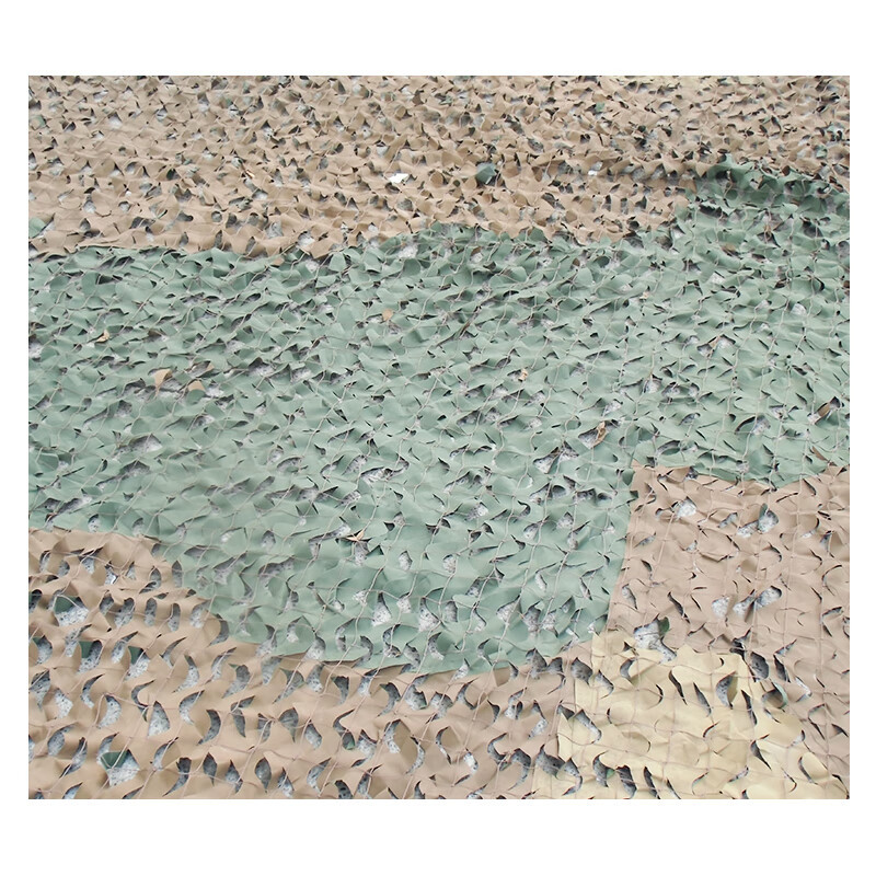 Camouflage net 210D three-color coated double-sided camouflage net 6.8* 6.8m