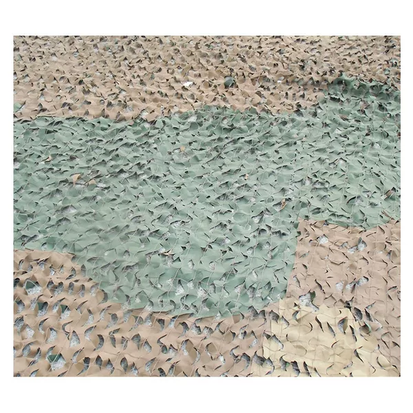 Camouflage net 210D three-color coated double-sided camouflage net 6.8* 6.8m