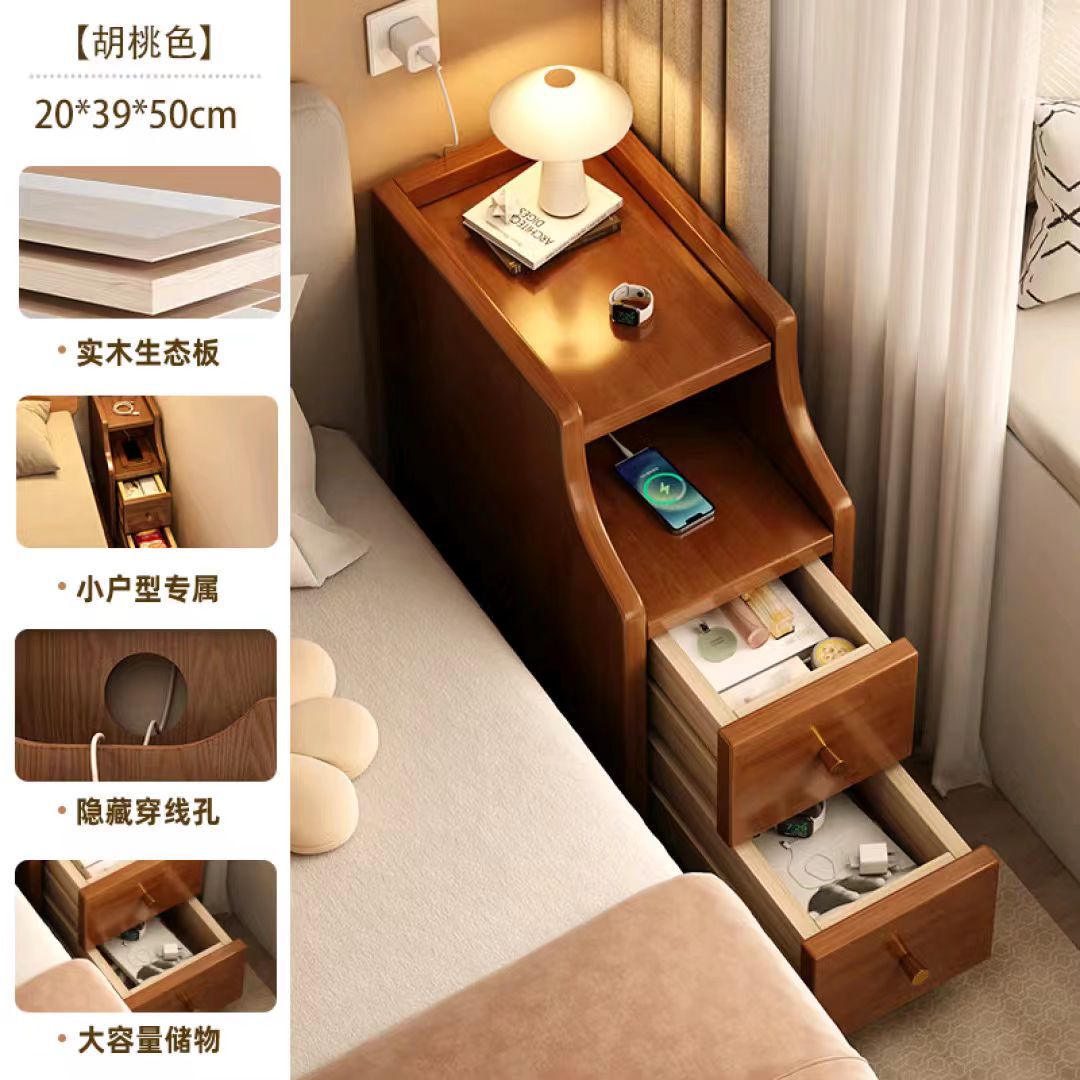 Personalizada cabecera casera armario de almacenamiento armario de almacenamiento armario de biblioteca simple estante multifuncional dormitorio armario de cama