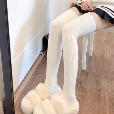 Stockings Knee socks thigh Versatile Autumn and winter keep warm solar system High cylinder Boots Hot network Amazon