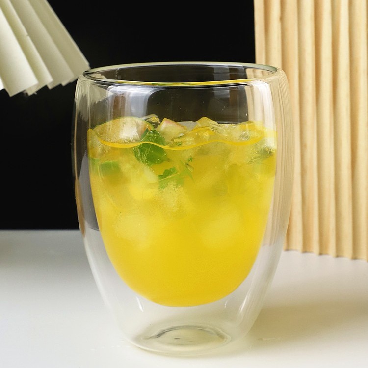 Caneca de vidro borossilicato de parede dupla copo de café_voghion.com