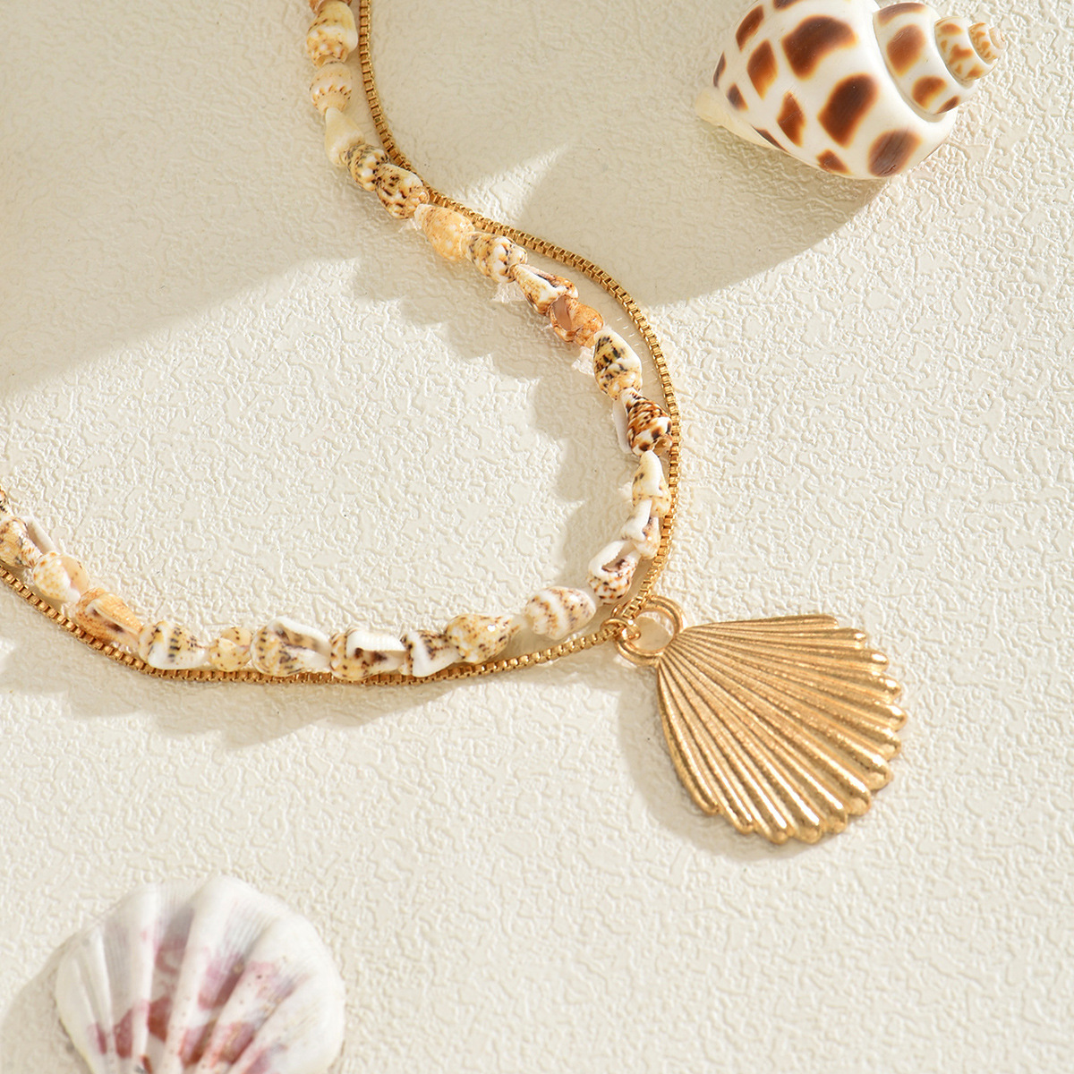 Shell Pendant Hot Selling Fashion New Beautiful Clavicle For Women, Elegant Versatile Design Thin Chain Conch_voghion.com