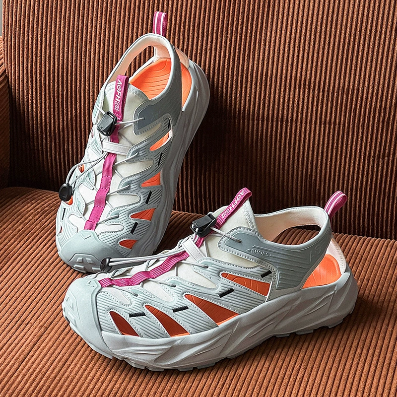 3837 мужские сандалии лето 2025 новая обувь для активного отдыха нескользящая толстая подошва дышащие походные туфли