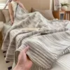 Mianlan-Wenmenghui--Knitted jacquard three-layer yarn--