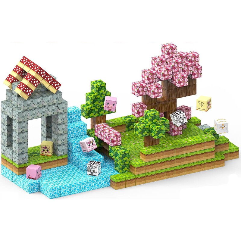 クロスボーダー私の磁気世界ブロック磁気バージョンビルディングブロックモデル教育感覚 STEM おもちゃ男の子と女の子のギフト|undefined